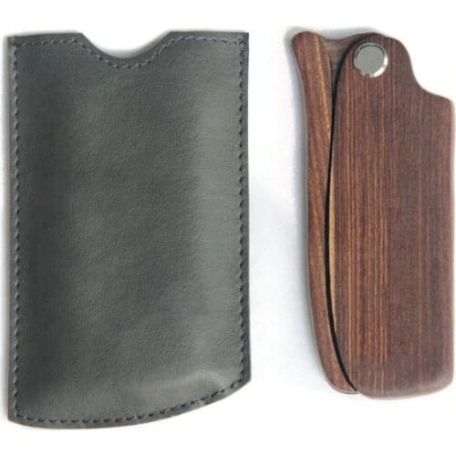 Hot Sale Portable Foldable Comb for Beard Wooden Men Mustache Comb Hair Comb Hair Styling Tool Hairdressing Comb Travel Comb