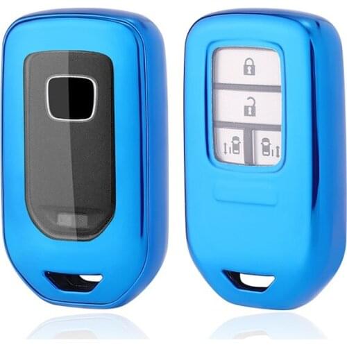 New Soft TPU Full Cover Remote Key Case For Honda Civic City Vezel Accord HR-V CRV Polit Jazz Jade Crider Odyssey Key Protector