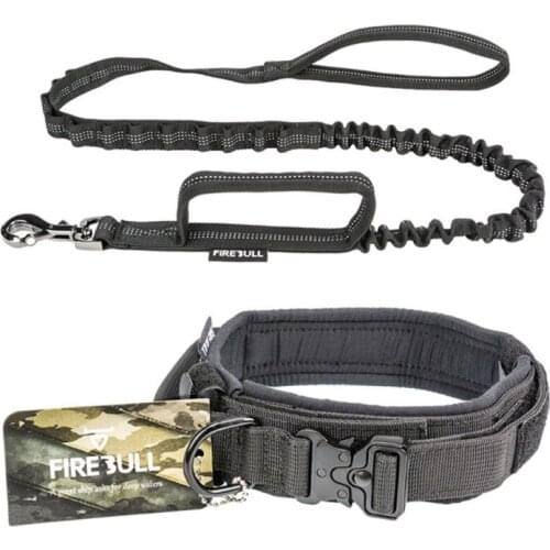 Pet Collar Outdoor Tactical Lead Rope Tactical Training Quick Remove Dog Collar(Box Packing)