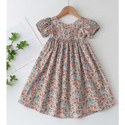 Girls Dress 2021 Summer Brand Girls Clothes Sleeveless Lace Vest Princess Dress for Girl Kids Party Dress for 2 6 7 Years