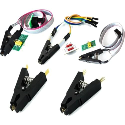 Programmer Test clip SOP8 Eight-pin BIOS clip Wide and narrow body 8-pin universal clip Adapter clip IC Socket Burning chip clip