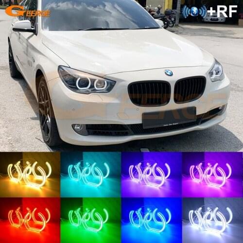 RF remote Bluetooth APP DTM M4 Style Multi-Color RGB LED Angel Eyes Day Light For BMW 5 Series GT F07 535i 550i 2009-2013