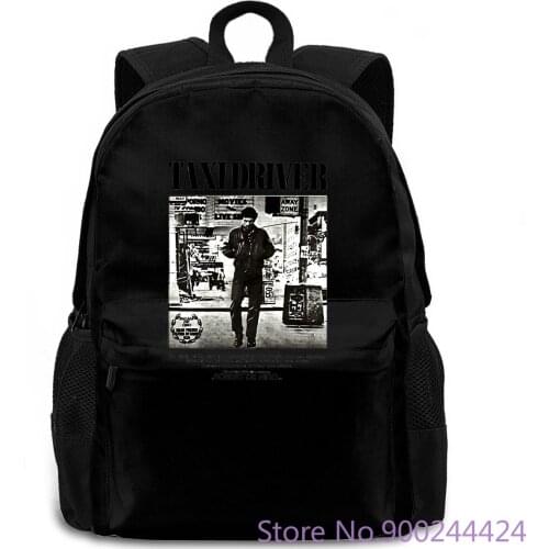 Taxi Driver Robert De Niro, WHITE NATURAL All s women men backpack laptop travel school adult student