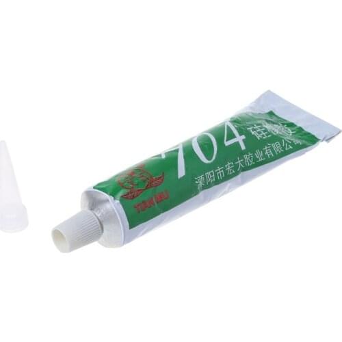 Silicone Industrial Adhesive 704 RTV Silicone Rubber Black Glue 45g Good permeability for positioning sealing marking