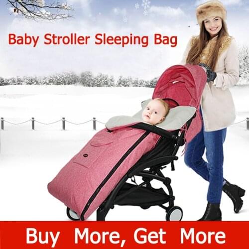 Baby stroller sleeping bag autumn and winter windproof quilt warm foot cover baby car foot cover children cotton cushion univers