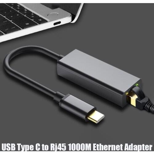 USB 3.0 Type C to RJ45 LAN Network Card Adapter High Speed RJ45 1000Mbps Wired Internet Cable for Macbook Laptop USB C Ethernet