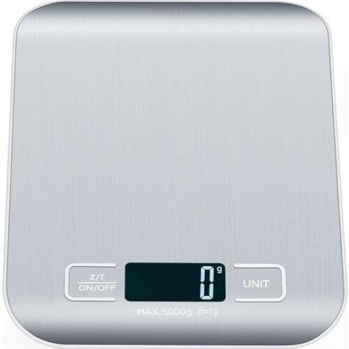 Kitchen Scale Stainless Steel Weighing Scale Food Diet Postal Balance Measuring Tool LCD Electronic Scales