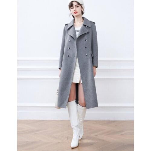 Womens 2021 Winter New Woolen Coat