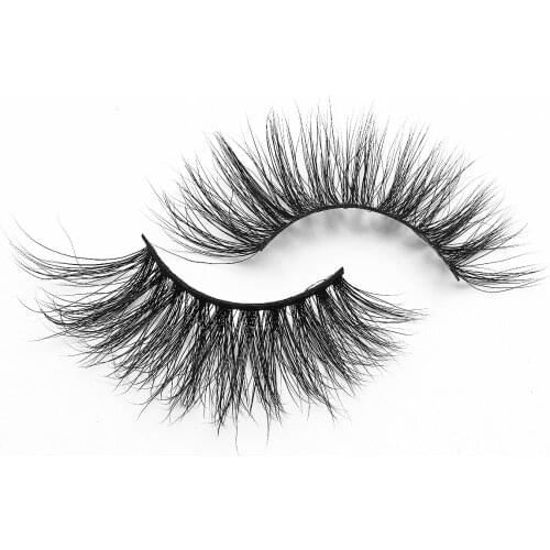 1 Pair 25 MM Mink Eyelashes Fluffy 5D Mink Lashes Makeup Dramatic Long Natural Eyelashes Bulk Wholesale Eyelash Extension