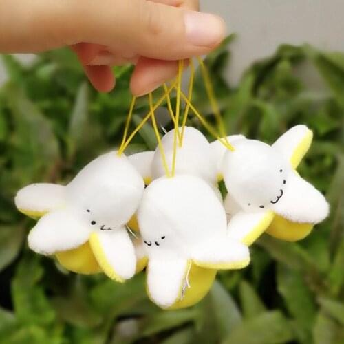 1PC Cute Yellow Banana Plush Toys Keychain Soft Stuffed Dolls Toy for Kids Children Baby Girls Christmas Gifts