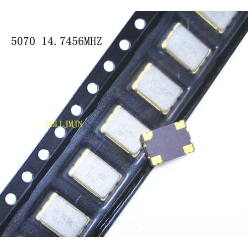 10pcs 14.7456M 14.7456MHZ 4Pin 5070 5*7 MM 5X7 7050 OCS Active smd quartz resonator Crystal