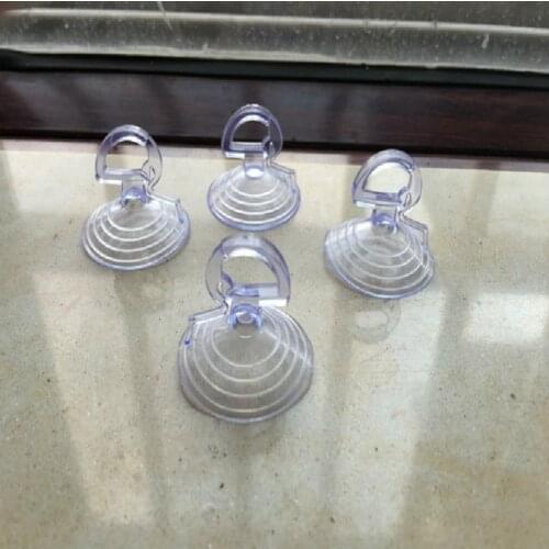 10pcs/set Car Sunshade Suction Cup Wedding Car Balloon Decor Transparent Glass Plastic Sucker Hooks 3.5cm Vacuum Suction Hook