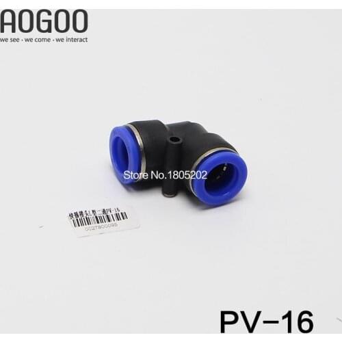 10pcs/lot PV-16 Push In Quick Joint PV 16mm - 16mm Pneumatic Tube Air