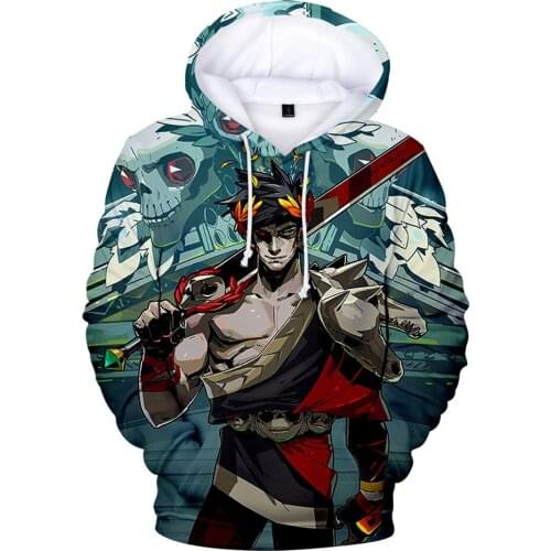 2020 New Hades Hoodie Casual Sweatshirt Teenager Adult Kids Pullover Hooded Long Sleeve 3D Pattern Streetwear Clothes