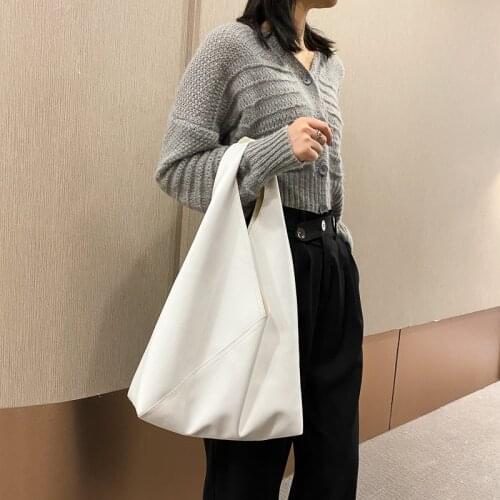 2021 New Women Fashion Leather Totes Casual Solid Color Shoulder Bags Female Large Capacity Shopping Travel Top-handle Handbags