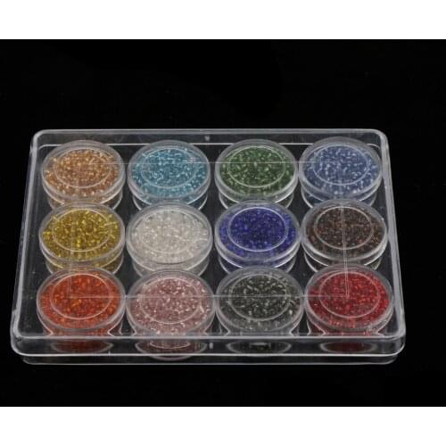 3600pcs Multicolor 2mm Loose Beads Glass Seed Beads for DIY Bracelets,Necklaces Jewelry Making Box Kit