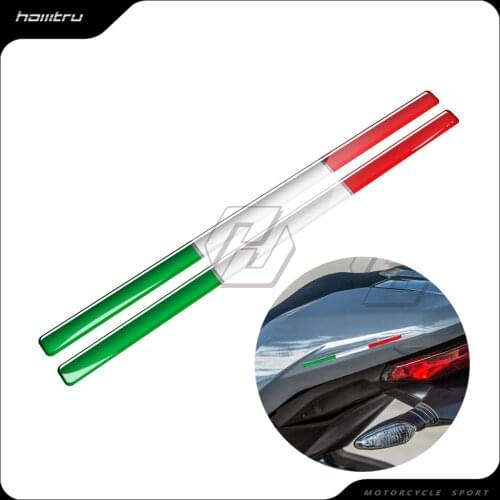 3D Resin Motorcycle Tank Decals Italy Sticker Italia Decal for ducati monster panigale for aprilia