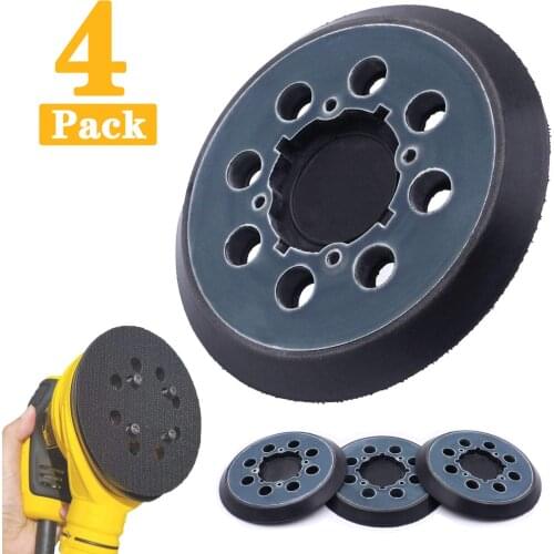 4Pcs 125mm Sandpaper Polishing Disc 8-Hole Self-Adhesive Backing For DWE64233 N329079 Sanding Machine 5"/5inch Sandpaper Pads