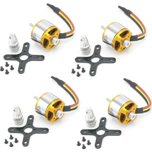 4pcs/lot Mitoot A2814 2814 800KV 1000KV 1400KV 1800KV Brushless Motor For RC DIY Drone Airplanes