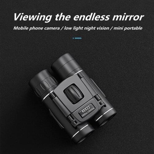 40x22 HD strong double cylinder mini telescope BAK4 FMC optical lens hunting sports outdoor camping travel