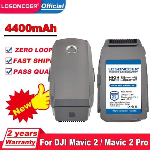 LOSONCOER For DJI Mavic 2 Intelligent Flight Battery for mavic 2 pro zoom 4400mAh mavic accessories Battery Charging Hub