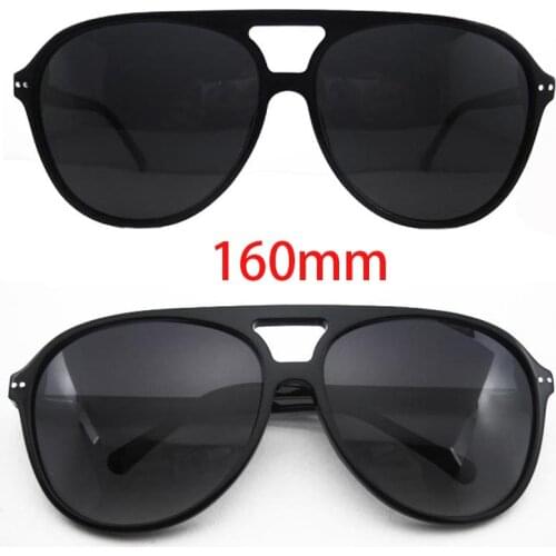 160mm Oversized Sunglasses Polarized Men Women Aviation Sun Glasses for Man Big Wide Face Mirror Fashion Brand Shades Unisex