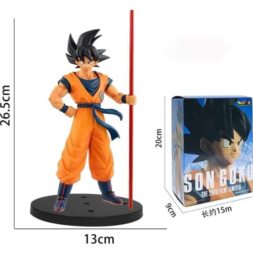 Dragon Ball Action Figure Super Gogeta Model Saiyan Goku Vegeta Pvc Figure Toy Handmade Collect Decorative Ornament Holiday Gift
