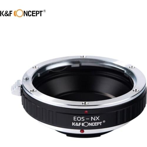 K&F CONCEPT for EOS-NX Camera Lens Adapter Ring fit For Canon EOS EF Lens On for Samsung NX Mount Camera Body