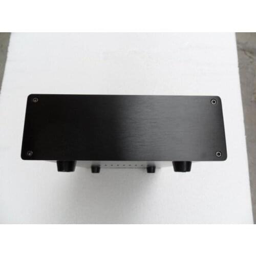 Black All-Aluminum Preamplifier Tube Instrument Amplifier Chassis / AMP Shell / Case / DIY Box (190 * 64 * 314mm)