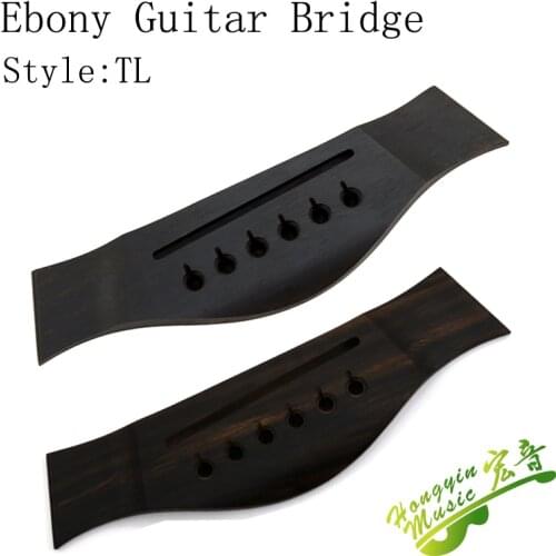 Ebony Acoustic Guitar Bridge High Quality Guitar Parts & Accessories 165*44*8.7mm TL style