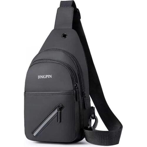 2021 Mens Chest Package USB Headset Business Single Shoulder Bag Short Trips Waterproof Small knapsack Inclined Shoulder Bag