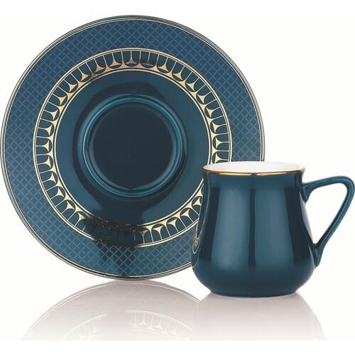 Coffee Cup Set- (6 Persons) 12 piece-Tea Coffee Cups Tea Coffee Sets Tea Coffee For Trophy Turkish Tea Cup Set Glass