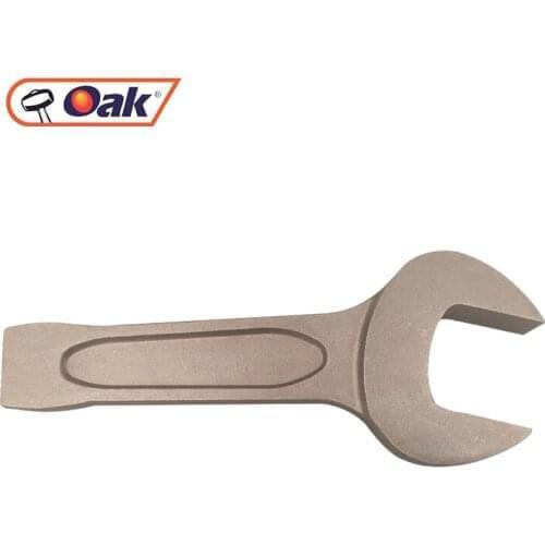 Non-sparking Tool Explosion Proof Aluminum Bronze 41mm Striking Open End Wrench Spanner