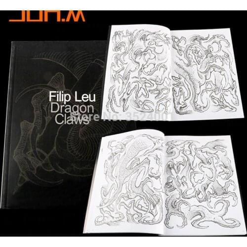 Newest Dragon Claws Tattoo Designs by Filip Leu Tattoo Book Body Art Design Pattern Template Free Shipping-B5