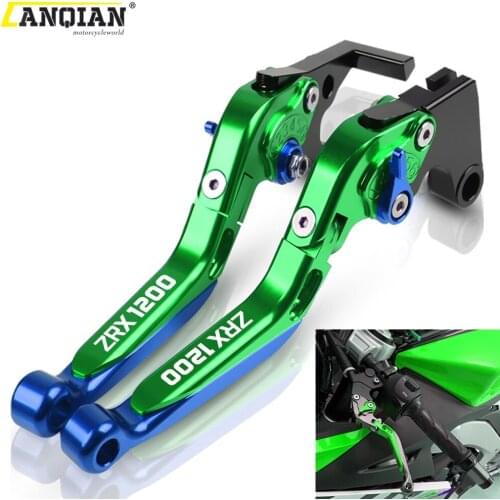 For Kawasaki ZRX1200 1999 2000 2001 2002 2003 2004 2005 2006 2007 Motorcycle Adjustable Extendable Foldable Brake Clutch Levers