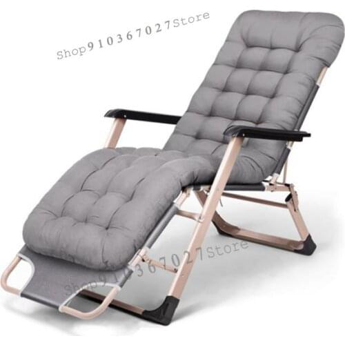 Lunch break recliner folding balcony home leisure office nap reclining chair outdoor portable lazy chair