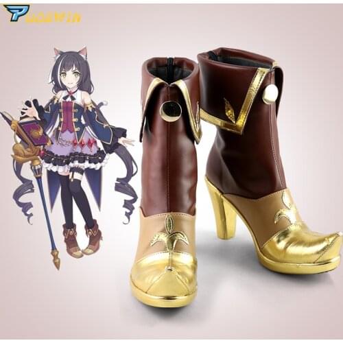 Princess Connect! Re:Dive Momochi Kiruya Kyaru Cosplay Shoes Boots Halloween Party Shoes