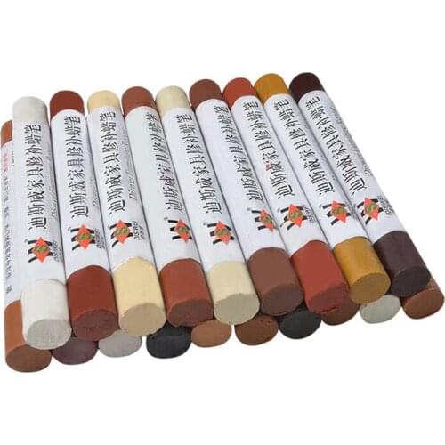 1pc Wax Wooden Furniture Floor Repair Pens Damaged Materials Crayons Repair Repair Scratch O8N8