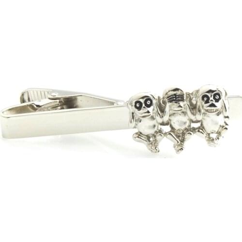 YHT-206 Novelty Monkey,Mouse,Cow Animal Tie Clips,Tie Bar