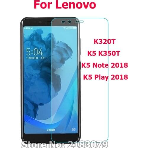 Tempered Glass for Lenovo Vibe K5 Note 2018 K350t K5 Play Scratch-proof Phone Film Screen Protector for Lenovo K320T Glass Cover