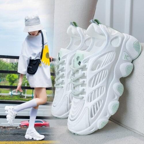 Women 's Shoes New Summer Mesh Breathable Students Versatile Casual Platform Sneakers