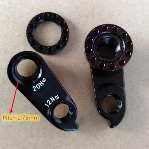 2set Bicycle derailleur hanger For KTM axle M12*P1.75 KTM Myroon Prestige KTM 10-40 Bark MECH dropout mountain bike frame carbon