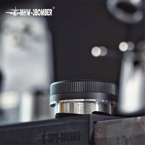 51/53/58mm Three Angled Slopes Stainless Steel Light Weight Adjustable Coffee Tamper Powder Hammer Espresso Tamper Coffee Tools