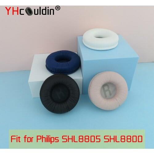 Earpads for Philips SHL8805 SHL8800 Headphones Ear Cushions Covers PU Ear Pad Replacement