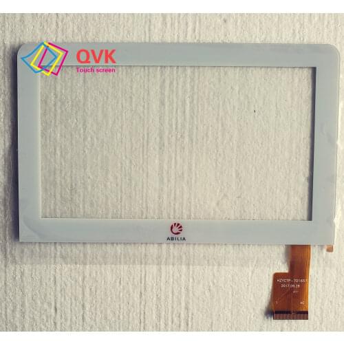 White 7 Inch touch screen P/N hzyctp-701657 Capacitive touch screen panel repair replacement parts