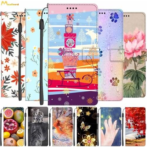 Butterfly Cute Leather Phone Case For Moto G Play 2021 Book Style Wallet Flip Case Etui For Motorola Moto G Power 2021 Cover