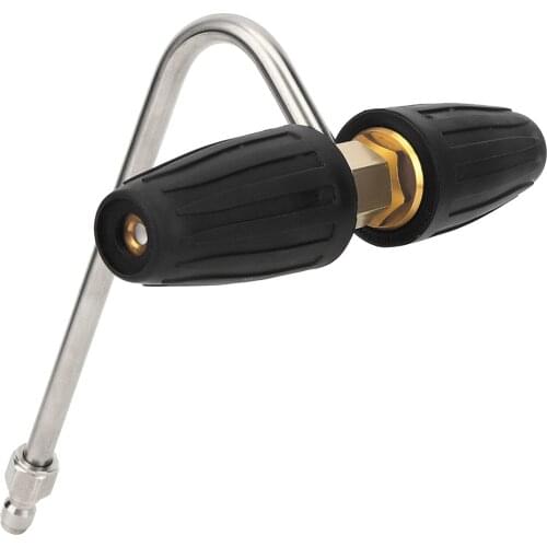 Double Rotating Turbo Nozzle 1/4" Connect for Cold Water Pressure Washers Farm Industrial Equipment Clean Supplies