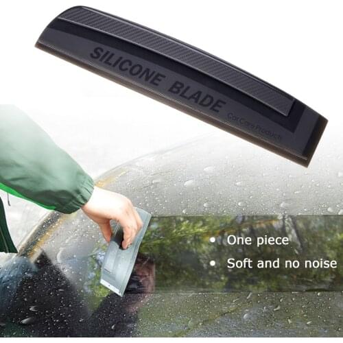 Non-Scratch Flexible Soft Silicone Handy Squeegee Car Wrap Tools Water Window Wiper Drying Blade Clean Scraping Film Scraper
