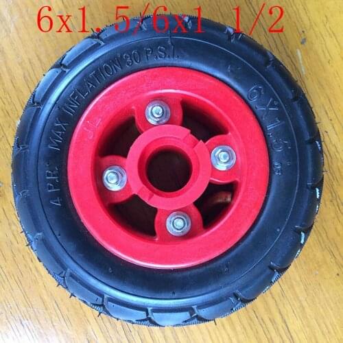 Good quality 6X1.5 6 Inch Scooter Tire & Inner Tube and rim Set Electric Scooter Wheel Chair Truck