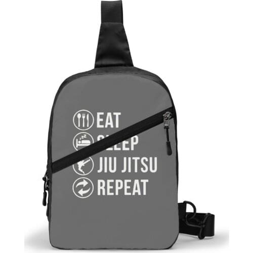 Jiu Jitsu Chest Bag Travel folding Sling Bag Waterproof Cheap Polyester Pouch Bag